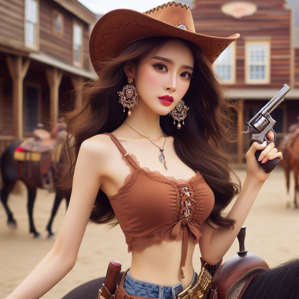 Girls who are cowboys are the most upright LaroseVIP