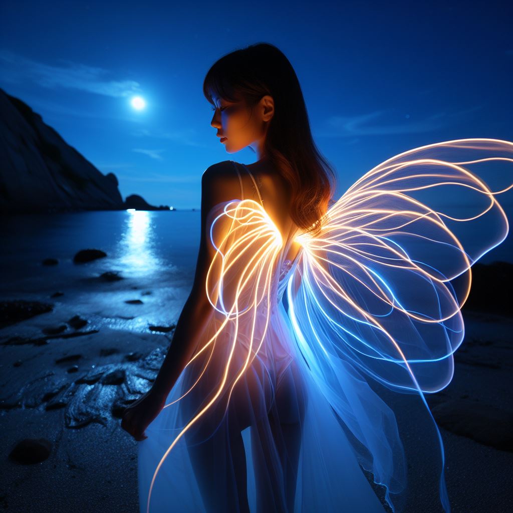 Is it an angel or a fairy? I can’t tell clearly.
 – Larose.VIP