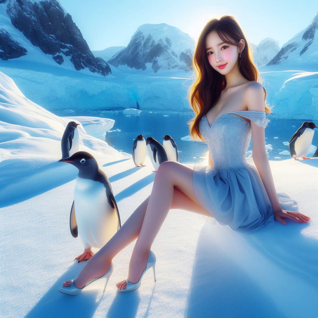 Young girls are really good (Antarctic Penguin style)
 – Larose.VIP
