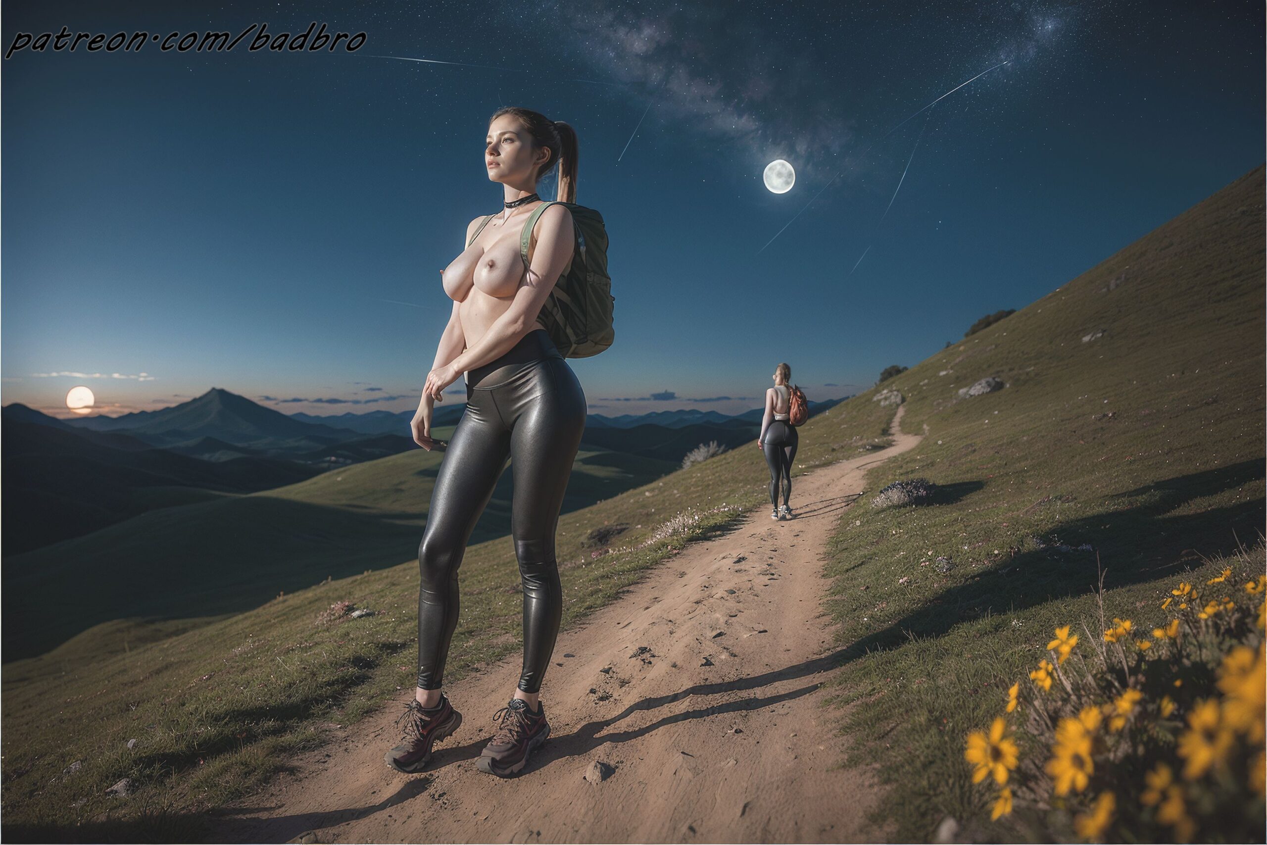 badbro_Leggings mountaineering girl
 – Larose.VIP